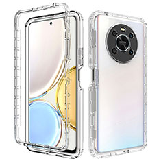 Ultra-thin Transparent Gel Gradient Soft Matte Finish Front and Back Case 360 Degrees Cover for Huawei Honor X9 4G Clear