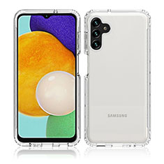 Ultra-thin Transparent Gel Gradient Soft Matte Finish Front and Back Case 360 Degrees Cover JX1 for Samsung Galaxy A13 5G Clear