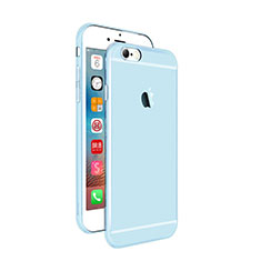 Ultra-thin Transparent Gel Soft Case for Apple iPhone 6 Blue
