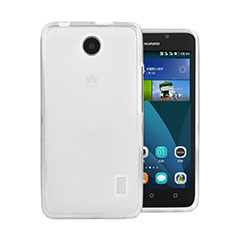 Ultra-thin Transparent Gel Soft Case for Huawei Ascend Y635 Dual SIM White