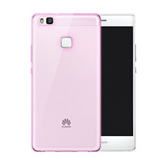 Ultra-thin Transparent Gel Soft Case for Huawei P9 Lite Pink