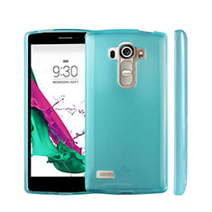 Ultra-thin Transparent Gel Soft Case for LG G4 Beat Sky Blue