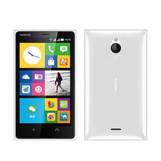 Ultra-thin Transparent Gel Soft Case for Nokia X2 Dual Sim White