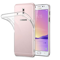 Ultra-thin Transparent Gel Soft Case for Samsung Galaxy J7 Plus Clear