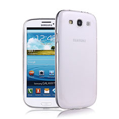 Ultra-thin Transparent Gel Soft Case for Samsung Galaxy S3 III LTE 4G White
