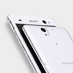 Ultra-thin Transparent Gel Soft Case for Sony Xperia C3 Clear