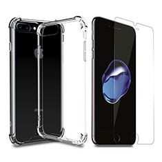 Ultra-thin Transparent Gel Soft Case T07 for Apple iPhone 8 Plus Clear