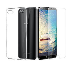 Ultra-thin Transparent Gel Soft Case with Screen Protector for Huawei Nova 2S Clear