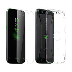 Ultra-thin Transparent Gel Soft Case with Screen Protector for Xiaomi Black Shark Clear