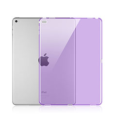 Ultra-thin Transparent Gel Soft Cover for Apple iPad Pro 12.9 Purple