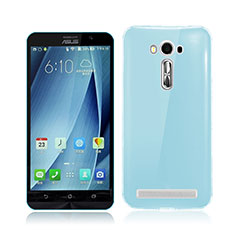 Ultra-thin Transparent Gel Soft Cover for Asus Zenfone 2 Laser ZE500KL ZE550KL Blue