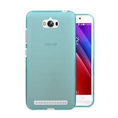 Ultra-thin Transparent Gel Soft Cover for Asus Zenfone Max ZC550KL Blue