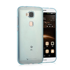 Ultra-thin Transparent Gel Soft Cover for Huawei G7 Plus Blue