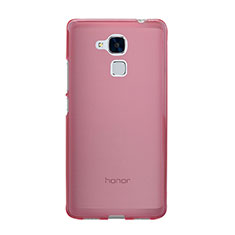 Ultra-thin Transparent Gel Soft Cover for Huawei GT3 Pink