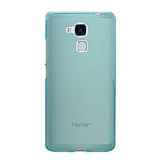 Ultra-thin Transparent Gel Soft Cover for Huawei Honor 5C Blue