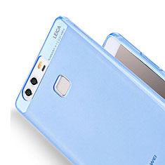 Ultra-thin Transparent Gel Soft Cover for Huawei P9 Blue