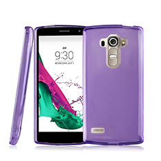 Ultra-thin Transparent Gel Soft Cover for LG G4 Beat Purple