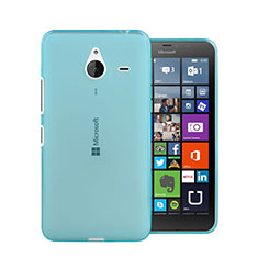 Ultra-thin Transparent Gel Soft Cover for Microsoft Lumia 640 XL Lte Blue