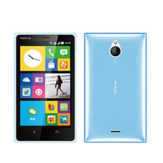 Ultra-thin Transparent Gel Soft Cover for Nokia X2 Dual Sim Blue