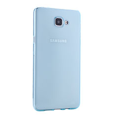 Ultra-thin Transparent Gel Soft Cover for Samsung Galaxy A9 Pro (2016) SM-A9100 Blue