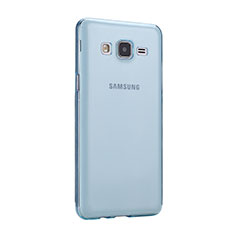 Ultra-thin Transparent Gel Soft Cover for Samsung Galaxy On5 G550FY Blue