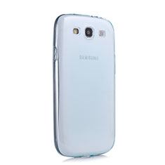 Ultra-thin Transparent Gel Soft Cover for Samsung Galaxy S3 i9300 Blue