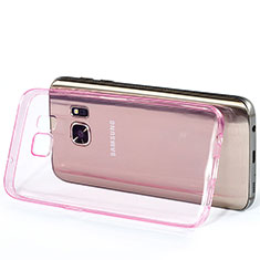 Ultra-thin Transparent Gel Soft Cover for Samsung Galaxy S7 G930F G930FD Pink
