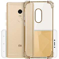 Ultra-thin Transparent Gel Soft Cover for Xiaomi Redmi Note 4 Standard Edition Gold