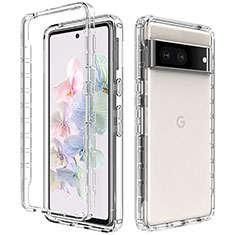 Ultra-thin Transparent Gel Soft Matte Finish Front and Back Case 360 Degrees Cover for Google Pixel 7 5G Clear