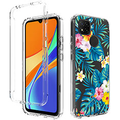 Ultra-thin Transparent Gel Soft Matte Finish Front and Back Case 360 Degrees Cover for Xiaomi Redmi 9 India Sky Blue
