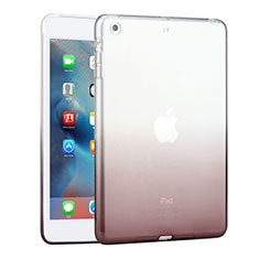 Ultra-thin Transparent Gradient Soft Cover for Apple iPad Mini Gray