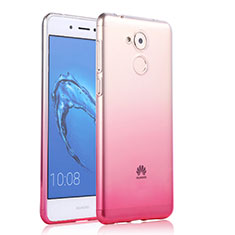 Ultra-thin Transparent Gradient Soft Cover for Huawei Enjoy 6S Pink