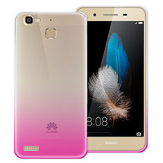 Ultra-thin Transparent Gradient Soft Cover for Huawei G8 Mini Hot Pink
