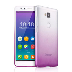 Ultra-thin Transparent Gradient Soft Cover for Huawei Honor X5 Purple