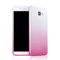 Ultra-thin Transparent Gradient Soft Cover for Samsung Galaxy A9 (2016) A9000 Pink