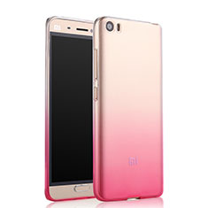Ultra-thin Transparent Gradient Soft Cover for Xiaomi Mi 5 Pink