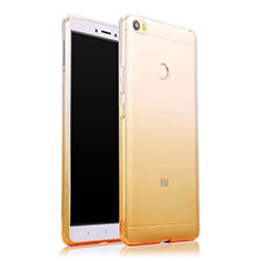 Ultra-thin Transparent Gradient Soft Cover for Xiaomi Mi Max Yellow