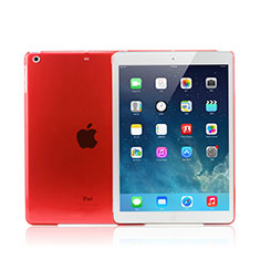Ultra-thin Transparent Matte Finish Case for Apple iPad Mini 2 Red