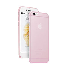 Ultra-thin Transparent Matte Finish Case for Apple iPhone 6 Pink