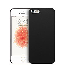 Ultra-thin Transparent Matte Finish Case for Apple iPhone SE Black