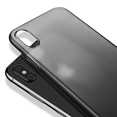 Ultra-thin Transparent Matte Finish Case for Apple iPhone X Black