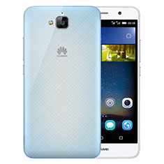 Ultra-thin Transparent Matte Finish Case for Huawei Enjoy 5 Blue