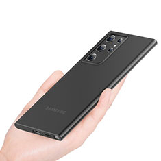 Ultra-thin Transparent Matte Finish Case H01 for Samsung Galaxy S21 Ultra 5G Black