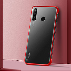 Ultra-thin Transparent Matte Finish Case H02 for Huawei P30 Lite Red