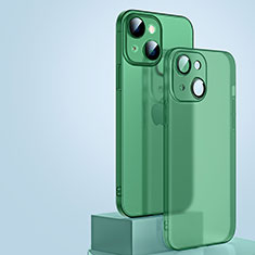 Ultra-thin Transparent Matte Finish Case QC1 for Apple iPhone 12 Mini Green