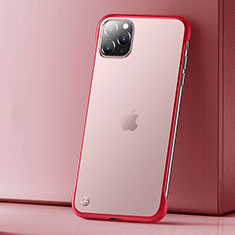 Ultra-thin Transparent Matte Finish Case U01 for Apple iPhone 11 Pro Max Red