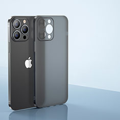 Ultra-thin Transparent Matte Finish Case U01 for Apple iPhone 13 Pro Black