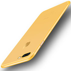 Ultra-thin Transparent Matte Finish Case U01 for Apple iPhone 7 Plus Yellow