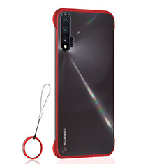 Ultra-thin Transparent Matte Finish Case U01 for Huawei Nova 6 Red
