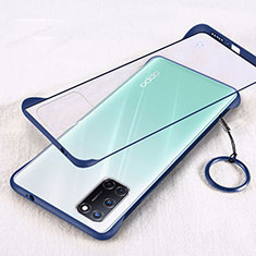 Ultra-thin Transparent Matte Finish Case U01 for Oppo A52 Blue